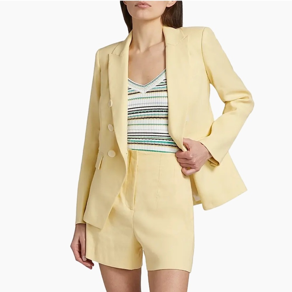 Veronica Beard miller linen Dickey jacket